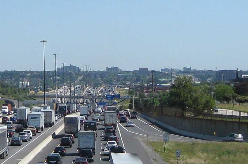 Clear day in Toronto